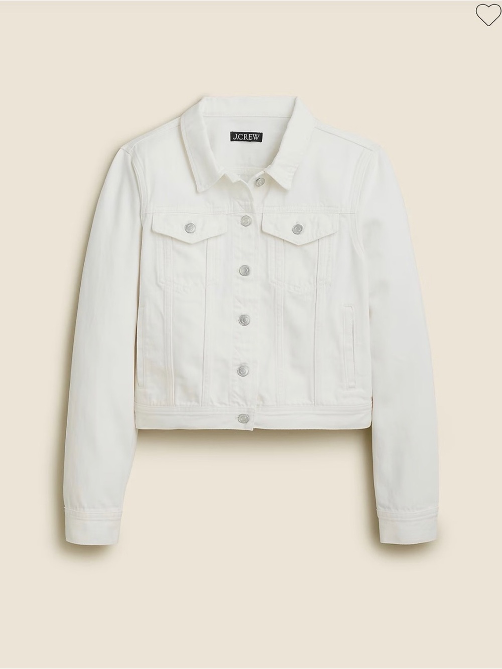 J. Crew New Classic  Denim Jacket